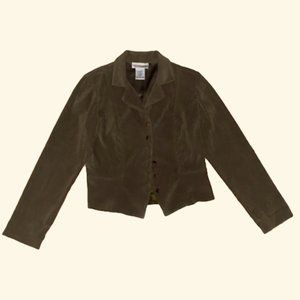 Y2K Olive Green Jacket/Blazer